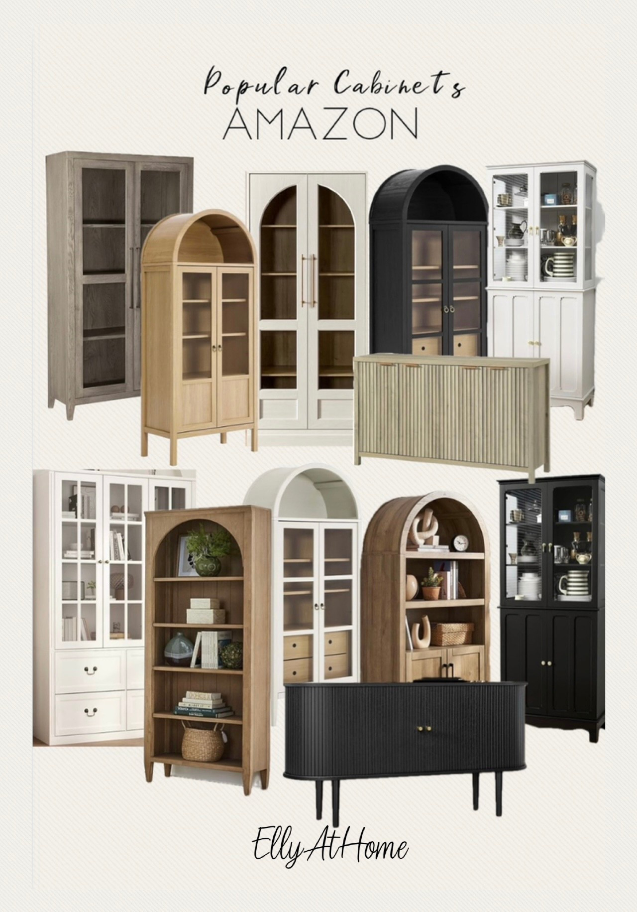 Popular amazon home display cabinets! Many finishes and styles perfect for kitchen, bedroom, living room, bathroom. Some selections on sale!

#LTKSaleAlert #LTKHome