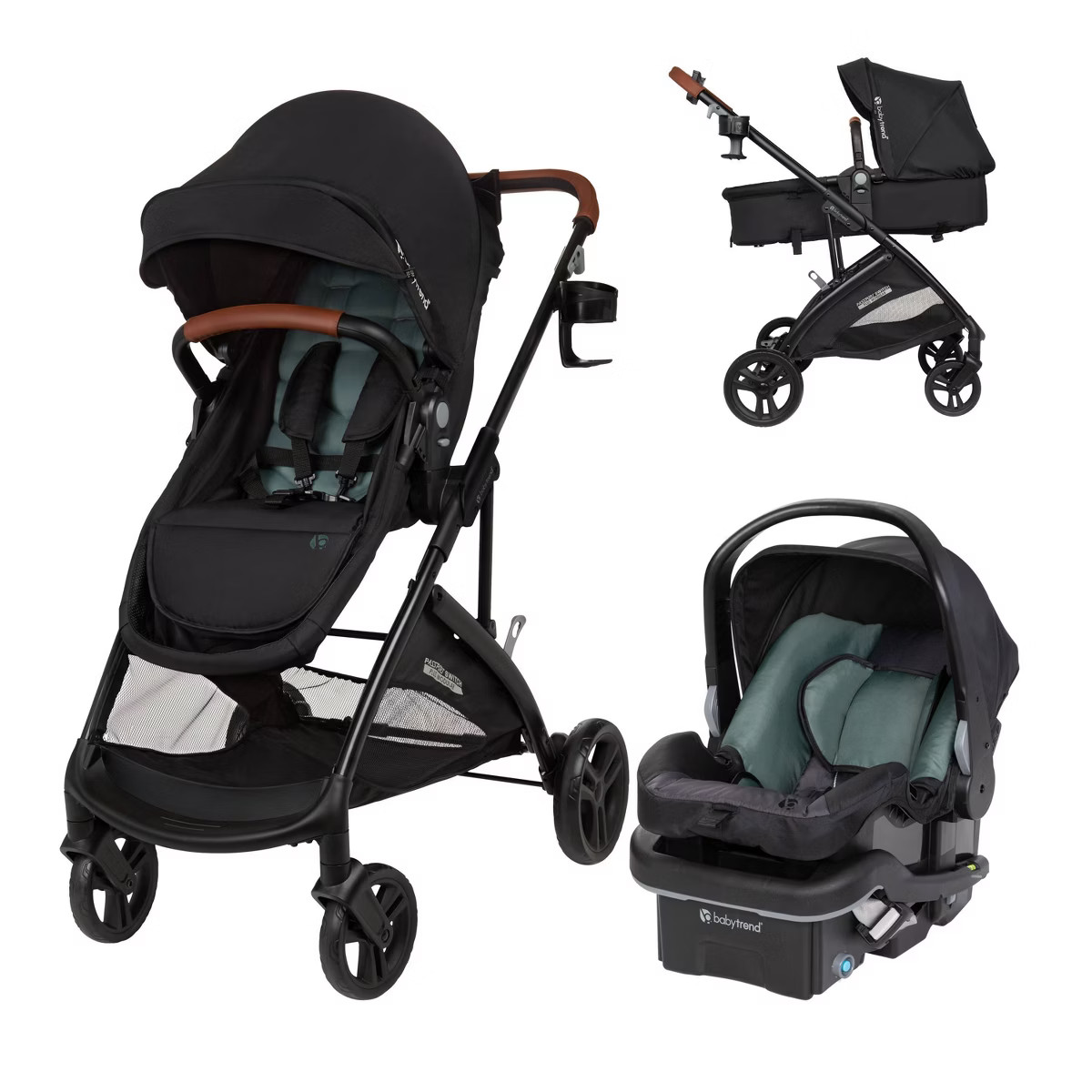 Baby Trend Passport Switch 6-in-1 Modular PLUS Travel System - Madrid Green | Target