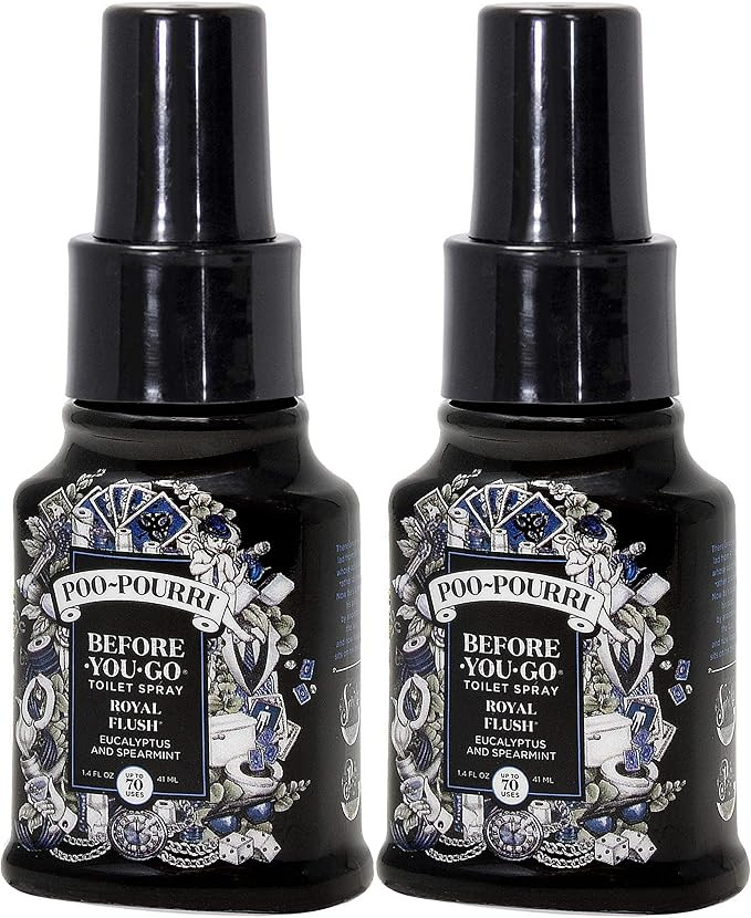 Poo-Pourri Before-You-Go Toilet Spray Bottle (Royal Flush, 1.4 Ounce) 2-pack | Amazon (US)
