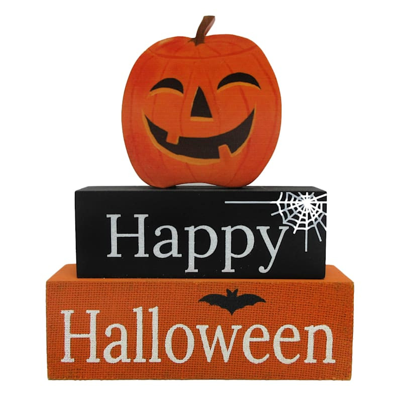 8IN WOOD STACKED BLOCKS | At Home