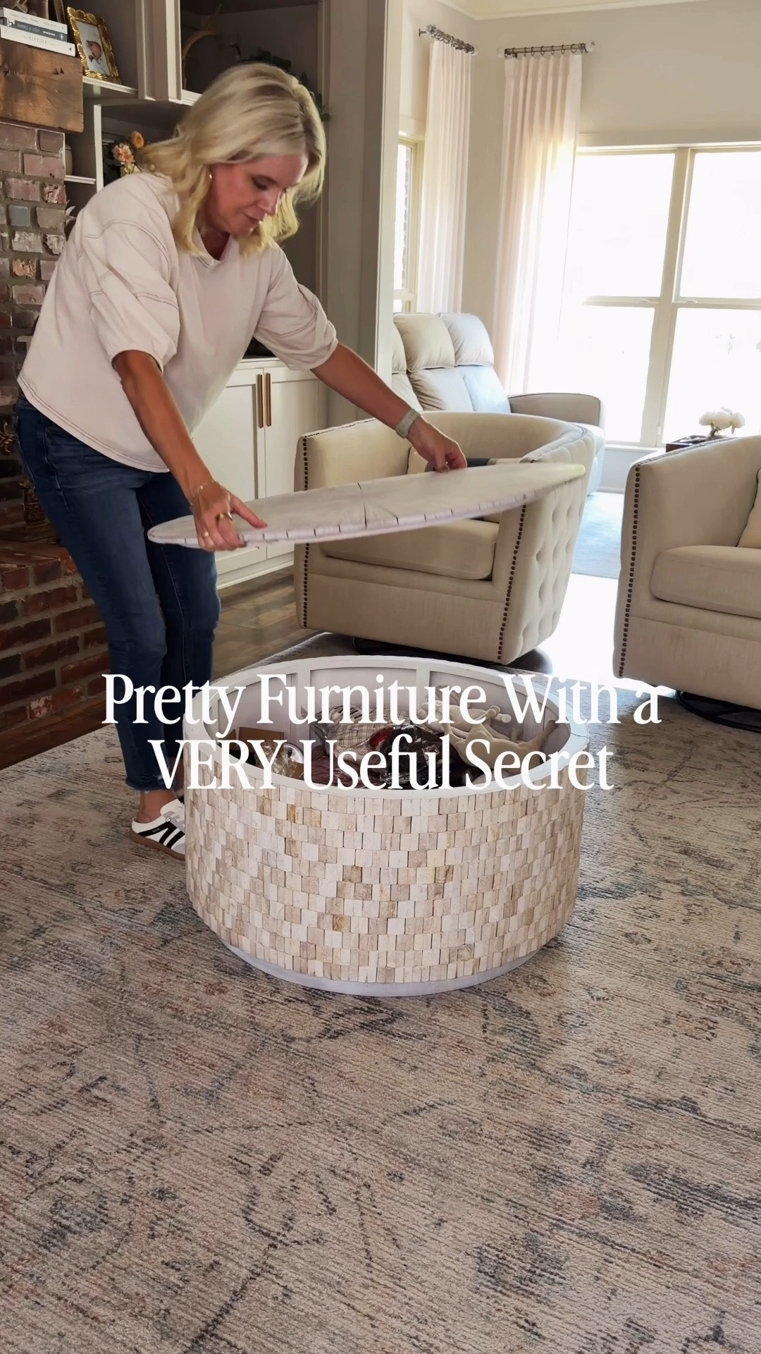 Stylish furniture that does more than just look pretty! @Wayfair 

I’m a big fan of home decor that is both beautiful AND functional, and these Wayfair storage pieces are two of my favorites.

I own both the storage coffee table and storage ottoman, and they are perfect for hiding away the things I want accessible but don’t necessarily want on display—seasonal pillow covers, blankets, extra decor, entertaining essentials, and more!

If you’re looking for smart living room storage that blends seamlessly with your decor, these are definitely worth checking out!

Shop my Wayfair storage favorites below!

#LTKHome #LTKFinds #WayfairFinds #WayfairHome #LivingRoomDecor #StorageSolutions #FunctionalDecor #HomeOrganization #StorageCoffeeTable #StorageOttoman #HomeDecorIdeas #LivingRoomStorage #HomeStyling #StylishStorage #AffordableHomeDecor

#LTKdayinmylife #LTKmomlife #LTKHome