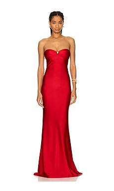 Shani Shemer Cascade Maxi Dress in Scarlet Red from Revolve.com | Revolve Clothing (Global)