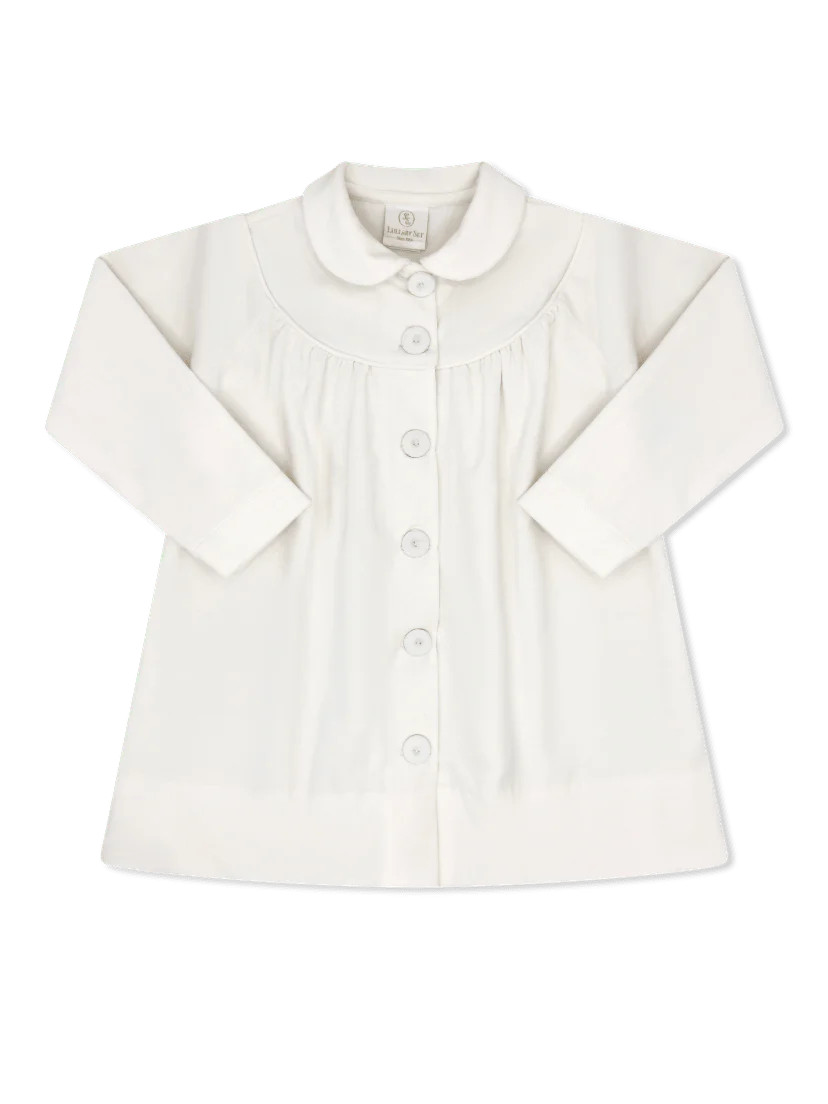 Collette Coat - Winter White Velvet | Lullaby Set