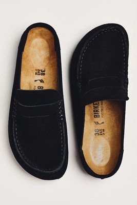 Birkenstock Naples Suede Clogs | Anthropologie (US)