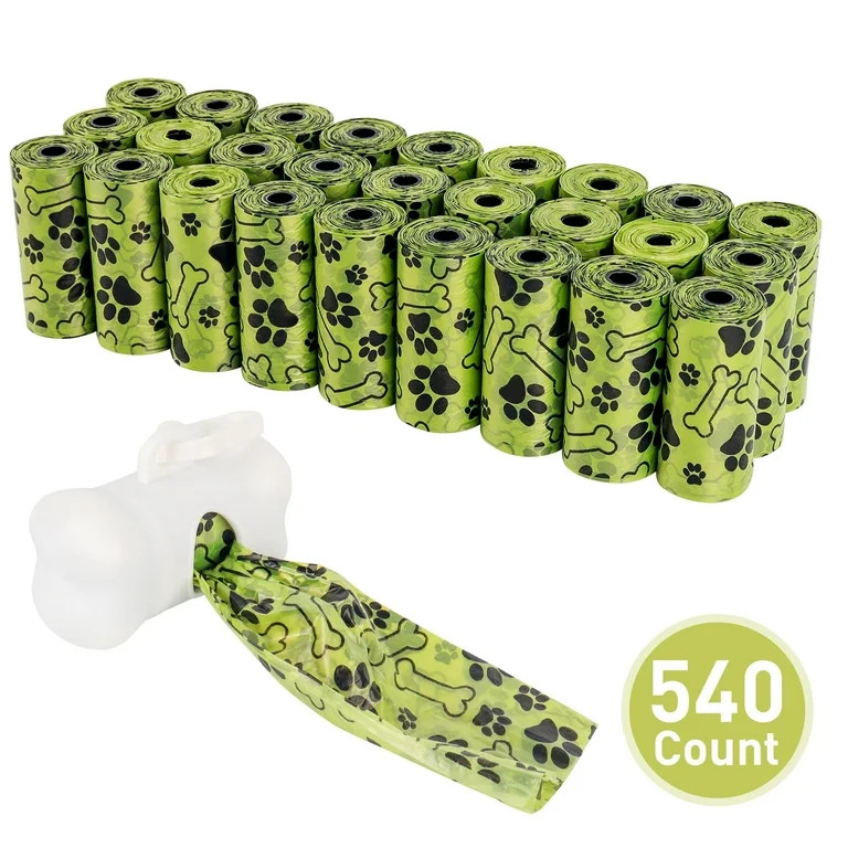 PayUSD Dog Poop Bags Dog Waste Bags with Dispenser 27 Rolls 540 Counts 0.8C Thickness | Walmart (US)