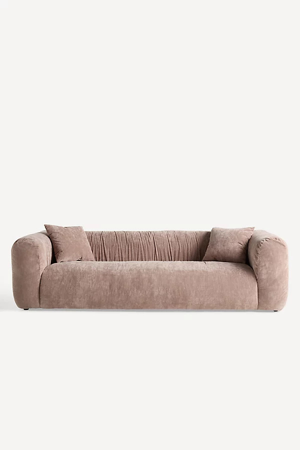 Orion 106" Velvet Sofa | Anthropologie (US)