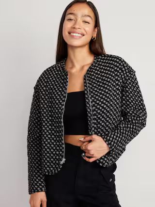 Quilted Bomber Jacket for Women | Old Navy (US)