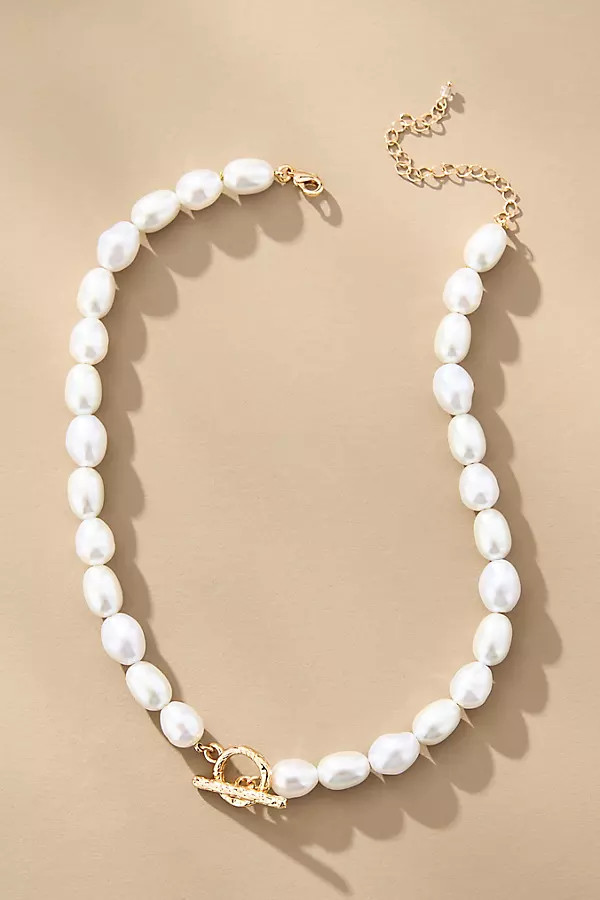 Pearl Toggle Necklace | Anthropologie (US)
