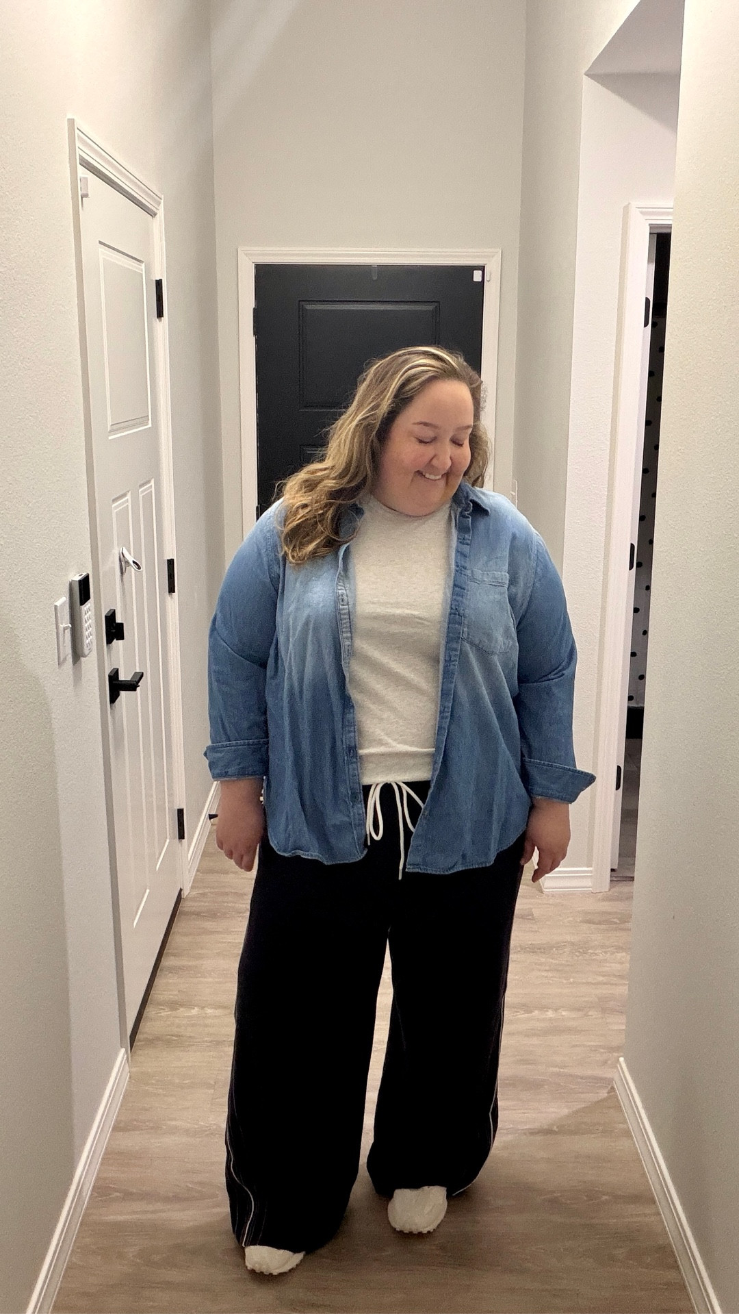 I think winter is over, so a must-have for your spring closet is a denim shirt! It pairs easily with so many outfits and you can dress it up or down. 

#rebekahelizstyle

#LTKootd #LTKSpringSale #LTKPlusSize