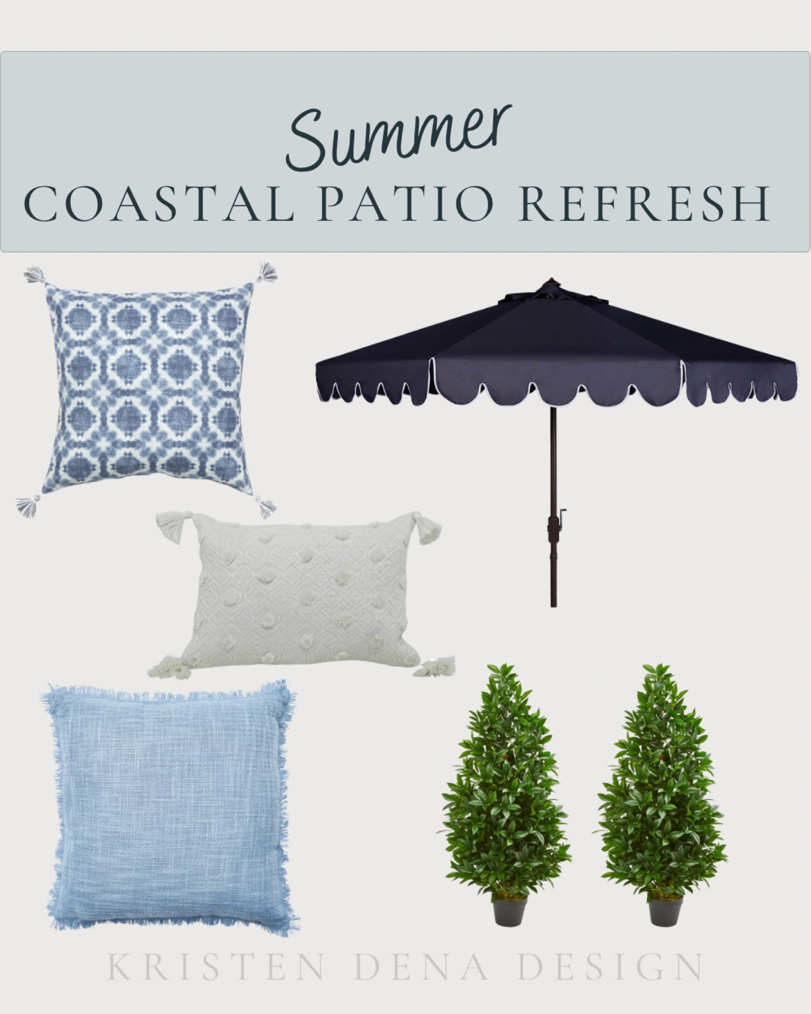 Classic blue and white for your summer patio!  Grab these great deals!

#LTKhome #LTKsalealert #LTKSeasonal