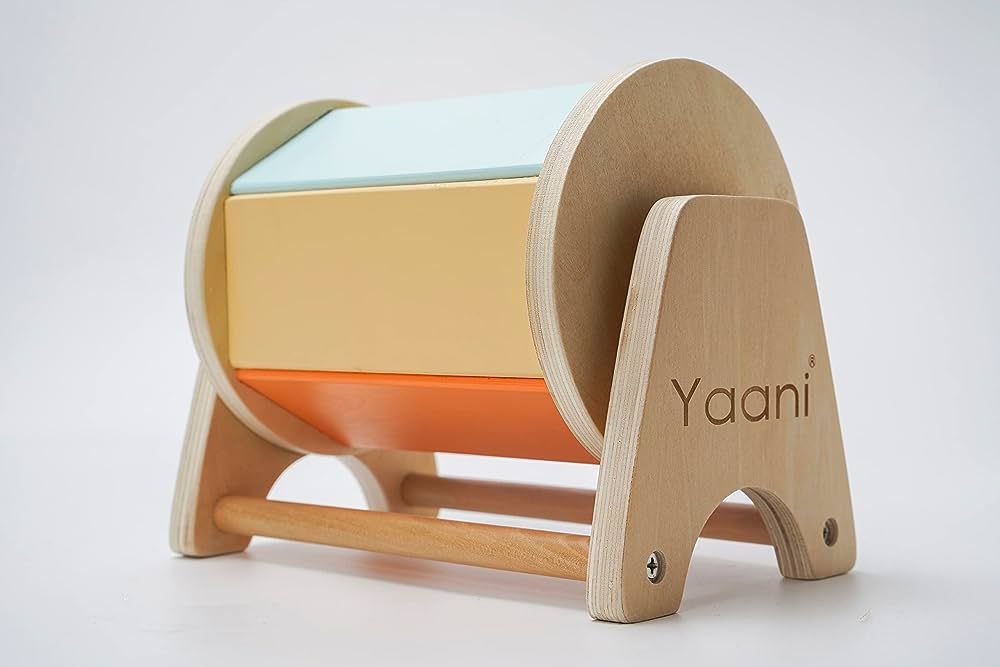 YAANI Montessori Spinning Drum, Baby Toys 6 to 12 Months, Montessori Toys for 1 Year Old, Baby & ... | Amazon (US)