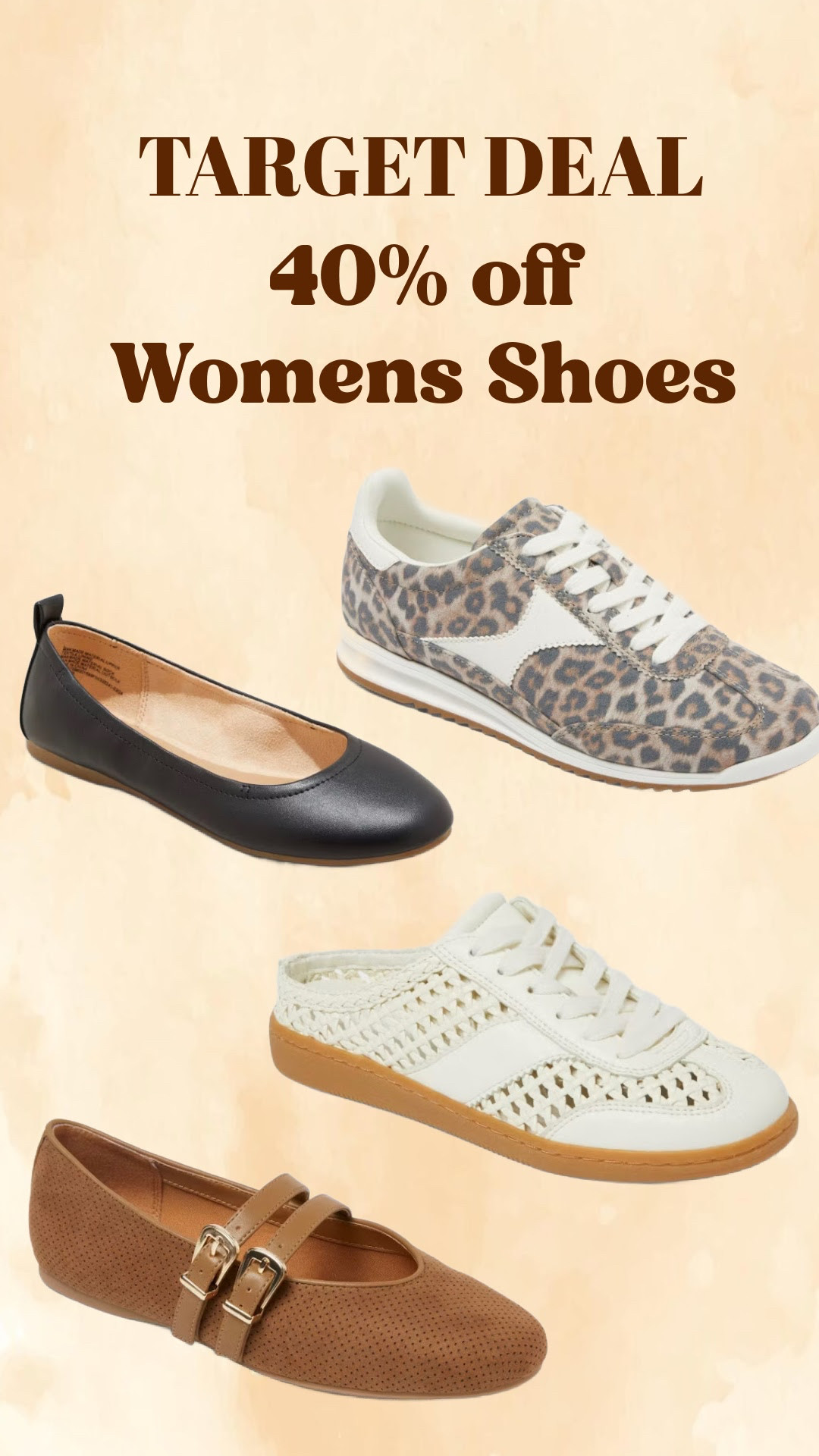 Target Daily Deals. Women's Shoes!  40% off Today Only


Sarah Joy, Sandals, sneakers, dress shoes, sale 

 

#LTKSeasonal #LTKSaleAlert #LTKWorkwear
