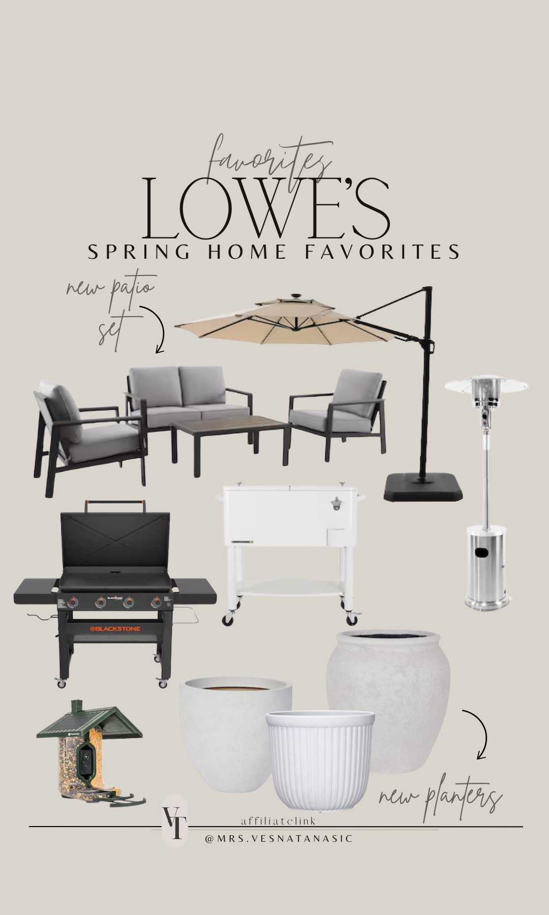 #ad Get your patio ready for spring with Lowe’s affordable and beautiful patio furniture and planters! @loweshomeimprovement #lowespartner #lowes #springhome #patiofurniture #planters #outdoor #outdoorplanters #spring #homerefresh 

#LTKSeasonal #LTKHome #LTKSaleAlert