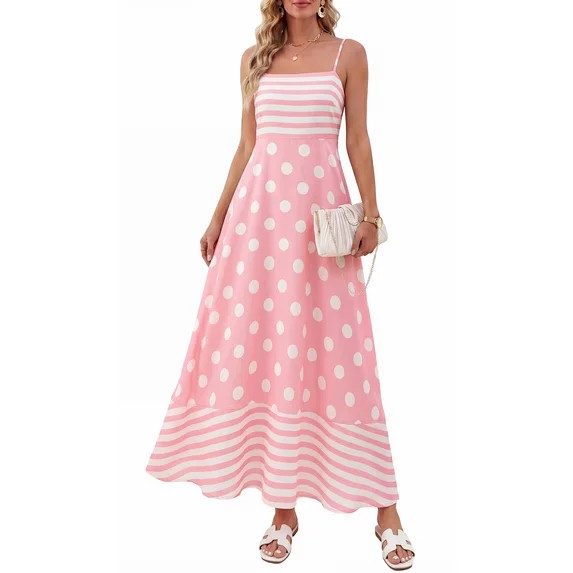 STRAPLESS DOT DRESS | Walmart (US)