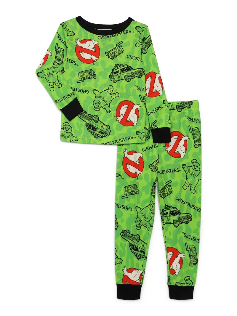 Character Toddler Halloween Glow in the Dark Pajama Set, 2-Piece, Sizes 12M-5T | Walmart (US)