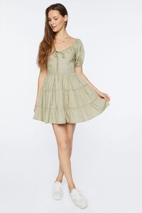 Puff-Sleeve Mini Dress | Forever 21 | Forever 21 (US)