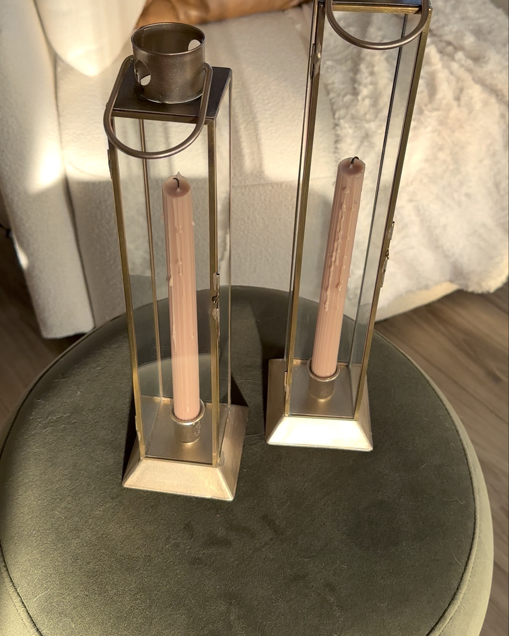Classic charm + cozy glow ✨

These Lantern Taper Candle Holders are the perfect way to add soft, ambient light to any space. The timeless metal + glass silhouette beautifully frames taper candles and instantly elevates mantels, dining tables, or an entryway console.

Available in two sizes for easy layering  because you know I love a styled moment 🤍

Tap to shop and bring that warm, inviting glow home.

#LTKhome #HomeDecorFinds #CozyHomeStyle #SeasonalDecor #NeutralHome 

#LTKSeasonal #LTKHome #LTKdayinmylife