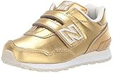 New Balance Kids 515 V1 Hook and Loop Sneaker, Gold Metallic, 2 Wide US Unisex Infant | Amazon (US)