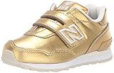 New Balance Kids 515 V1 Hook and Loop Sneaker, Gold Metallic, 2 Wide US Unisex Infant | Amazon (US)