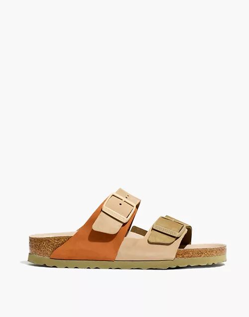 Birkenstock® Nubuck Leather Arizona Sandals in Colorblock | Madewell