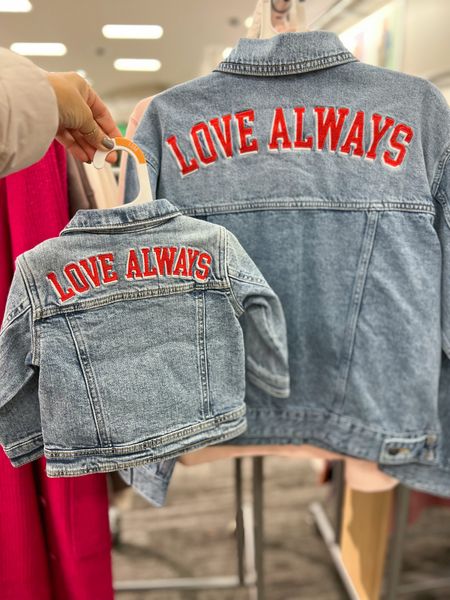 Mommy and me styles at Target! Loving this jean jacket for not adults and toddlers!

Target finds, Target style, new at Target, baby girl, baby boy, toddler 

#LTKkids #LTKstyletip #LTKfamily