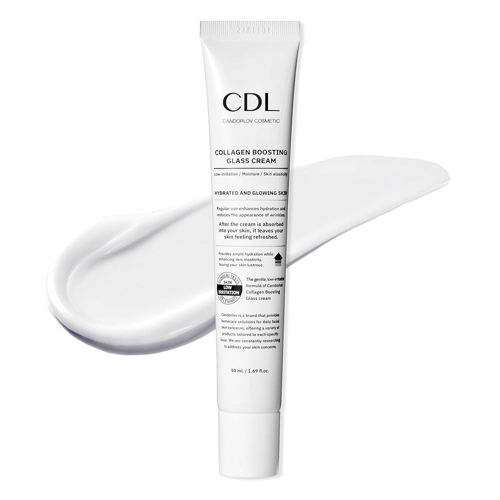 Collagen Boosting Glass Cream, Korean Glowing Skin Deep Hyrdration for 72 HR, Instant Elasticity ... | Amazon (US)