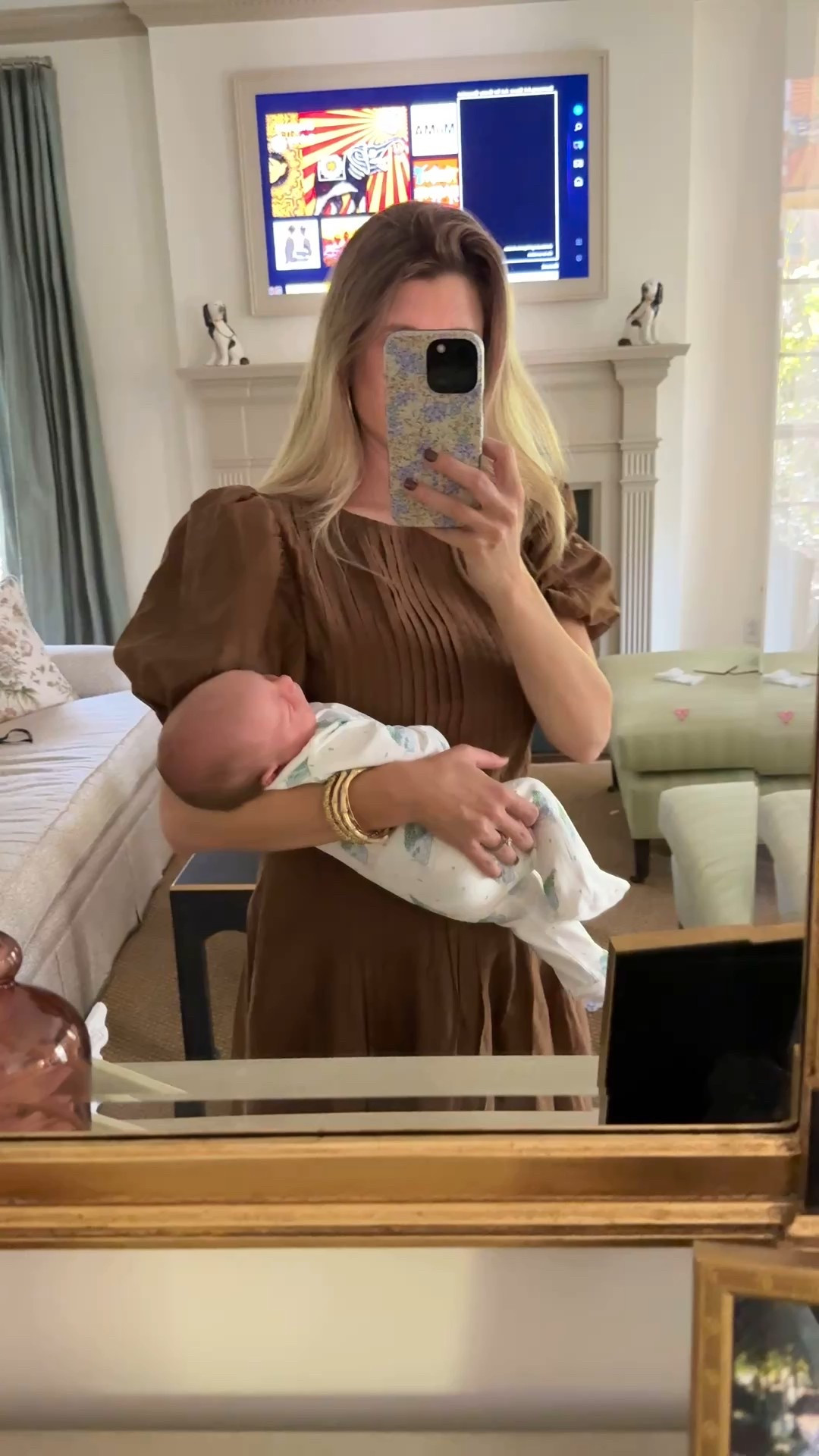 Fall family photos dress and the sweetest newborn Christmas pajamas. Our little Miller is 3 weeks and I’m finally putting on makeup and a new outfit. Our family photos weren’t easy with four kids but I’m glad we’ll have the memories to cherish forever  

#LTKSeasonal #LTKBaby #LTKStyleTip