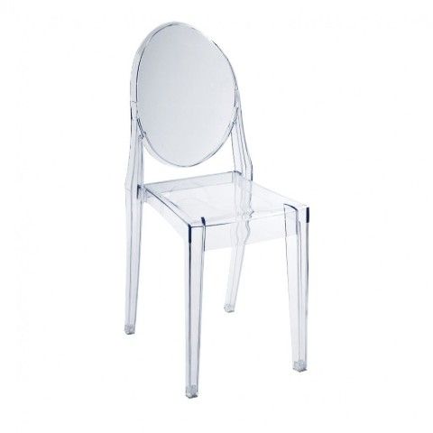 Mod Made MM-PC-089-Clear Clear Acrylic Arm Chair Clear | Unbeatable Sale