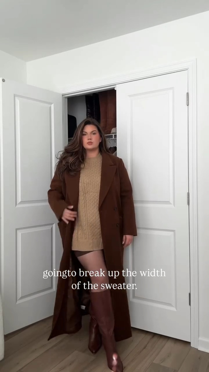 Let’s talk about styling oversized sweaters because it’s getting chilly out here and I don’t wanna be a sack of potatoes 🥔

3 quick style tips:

1. I paired the sweater with suede shorts, a long maxi coat (unbuttoned) and knee high boots- this combo elongates the body by adding a long vertical line AND adding contrast up top so it breaks up the width of the sweater. It’s like a lil illusion
2. The simplist way to show you have a figure under there: the quick half tuck (either on the side or in the middle of your pants) will give that effortless casual look and takes literally 2 seconds as you’re heading out the door 
3. Adding a belt over the sweater and pulling it up until it’s the length you want will give new life to your sweaters (think 2 for the price of 1). This is great when a sweater is too thick to tuck into your trousers/skirts, or if you just want to create a shorter sweater effect 



#LTKHoliday #LTKCyberWeek #LTKStyleTip