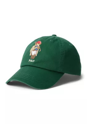 Polo Ralph Lauren Men's Polo Bear Twill Ball Cap, Green | Belk