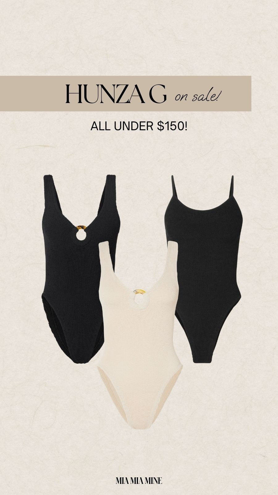 Hunza g swimwear on Sale! These one piece swimsuits are an extra 20% off sale at net-a-porter! Use code: FLASH20

Resort wear, spring break, beach vacation 

#LTKSaleAlert #LTKTravel #LTKSwim