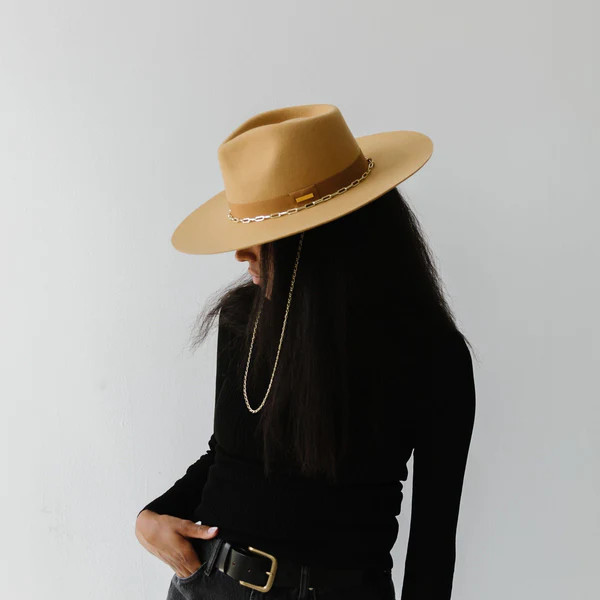 Raine Wide Brim Fedora | Gigi Pip