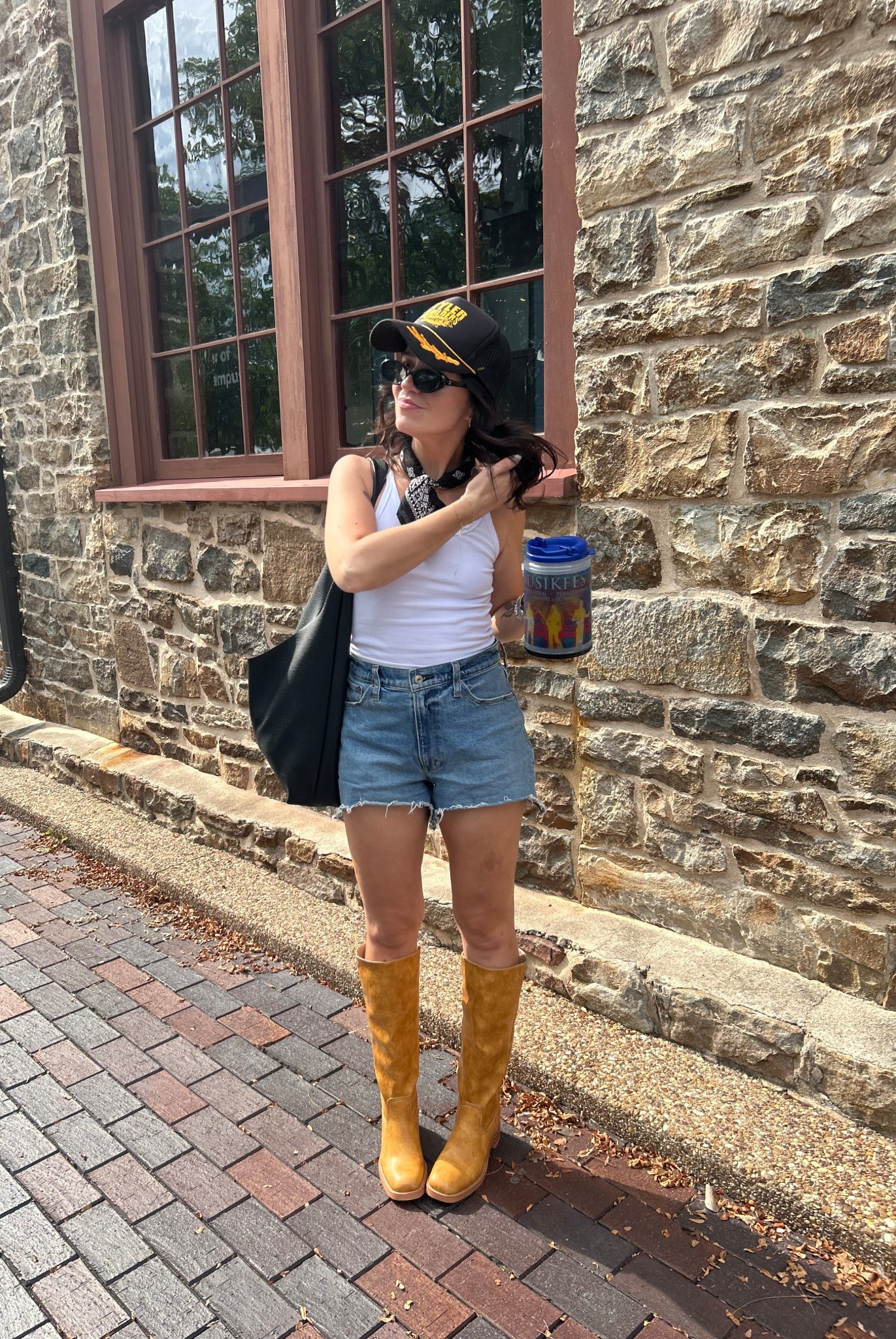 late summer / early fall outfit inspiration 🌞 obsessed with these Frye boot dupes and can’t wait to carry them forward into the colder months! 

#LTKFindsUnder100 #LTKStyleTip #LTKShoeCrush