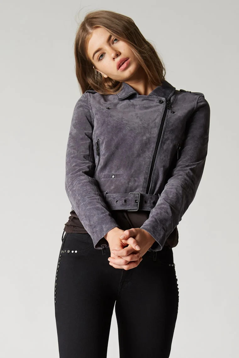 Stargazer Suede Jacket | Blank NYC