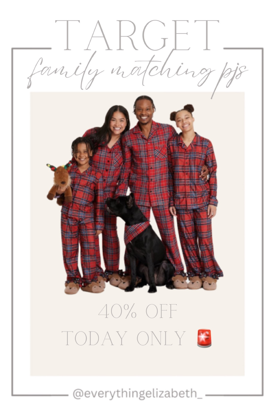 Family matching pajamas from Target! Christmas pajamas on sale today only! 🚨40% off! 

#LTKHoliday #LTKFamily #LTKSaleAlert
