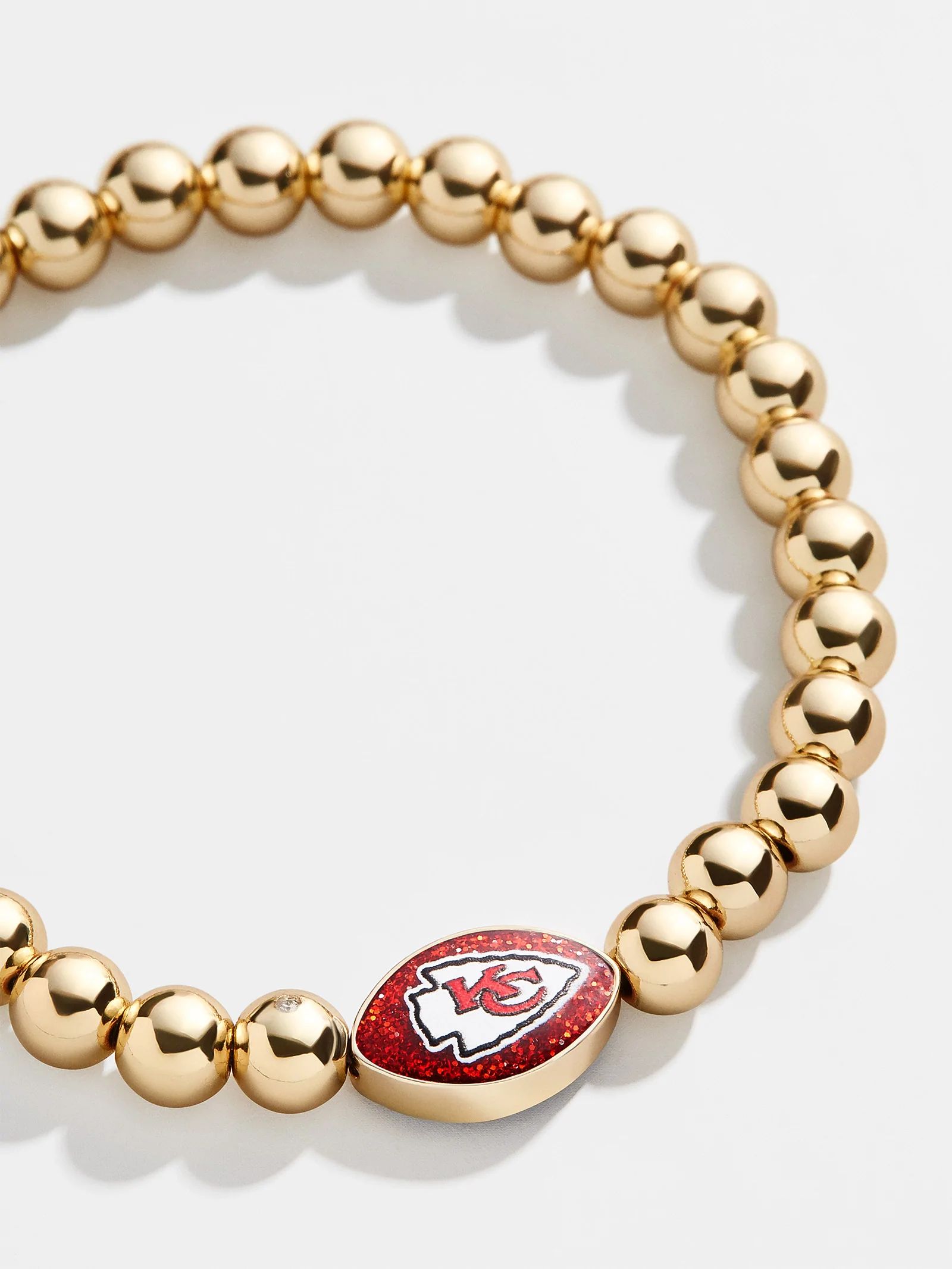 Kansas City Chiefs Gold Pisa Bracelet | BaubleBar (US)