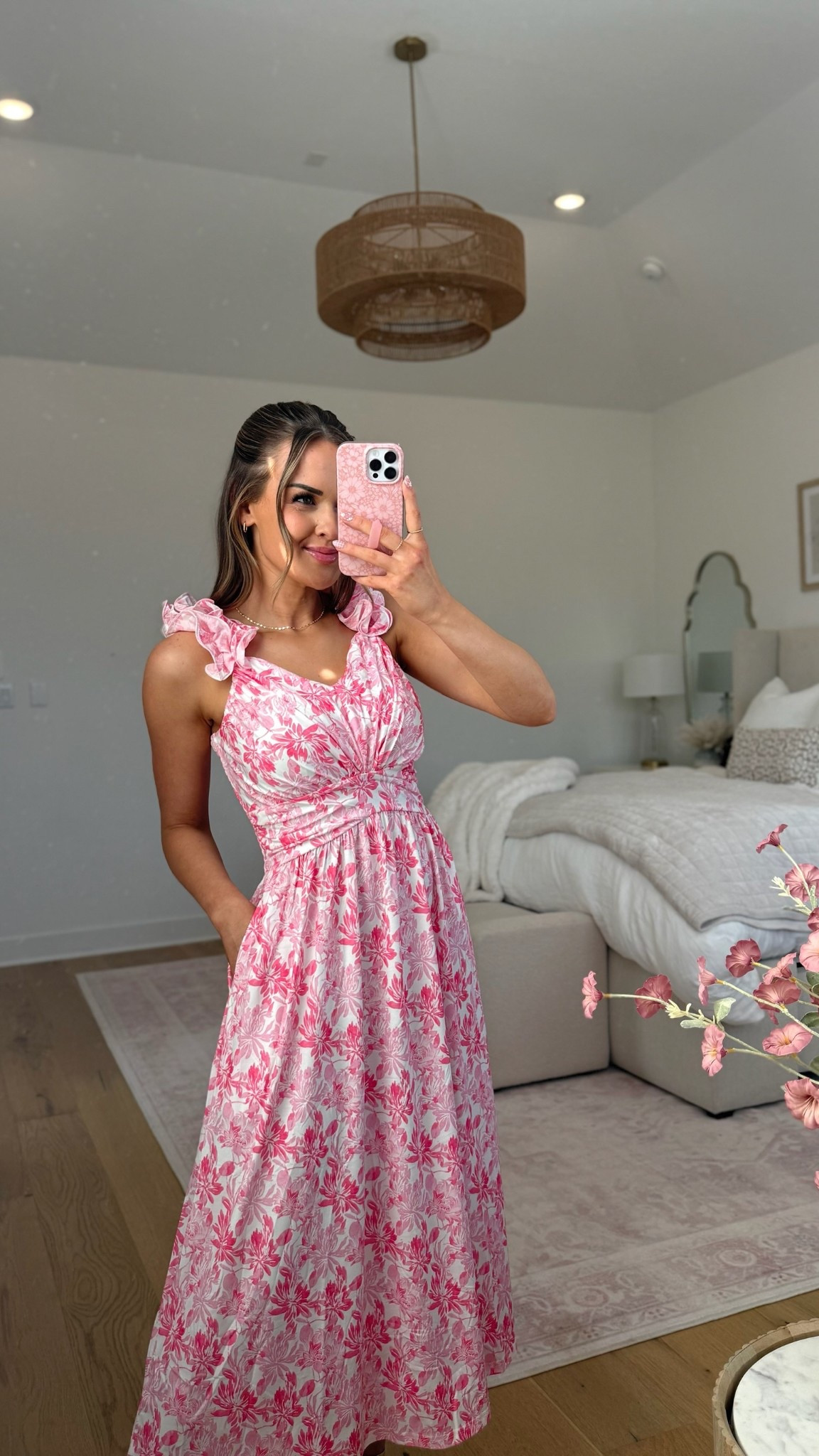 Such a pretty pink floral option for Easter!! 

Seasonal dress spring summer Amazon trending affordable unique pastel pink 

#LTKdayinmylife #LTKgrwm #LTKSeasonal