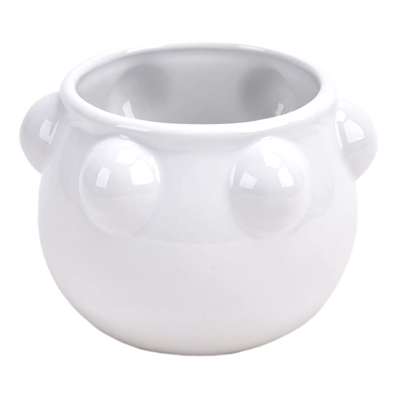 Tracey Boyd White Ceramic Pot, 6.5" | At Home