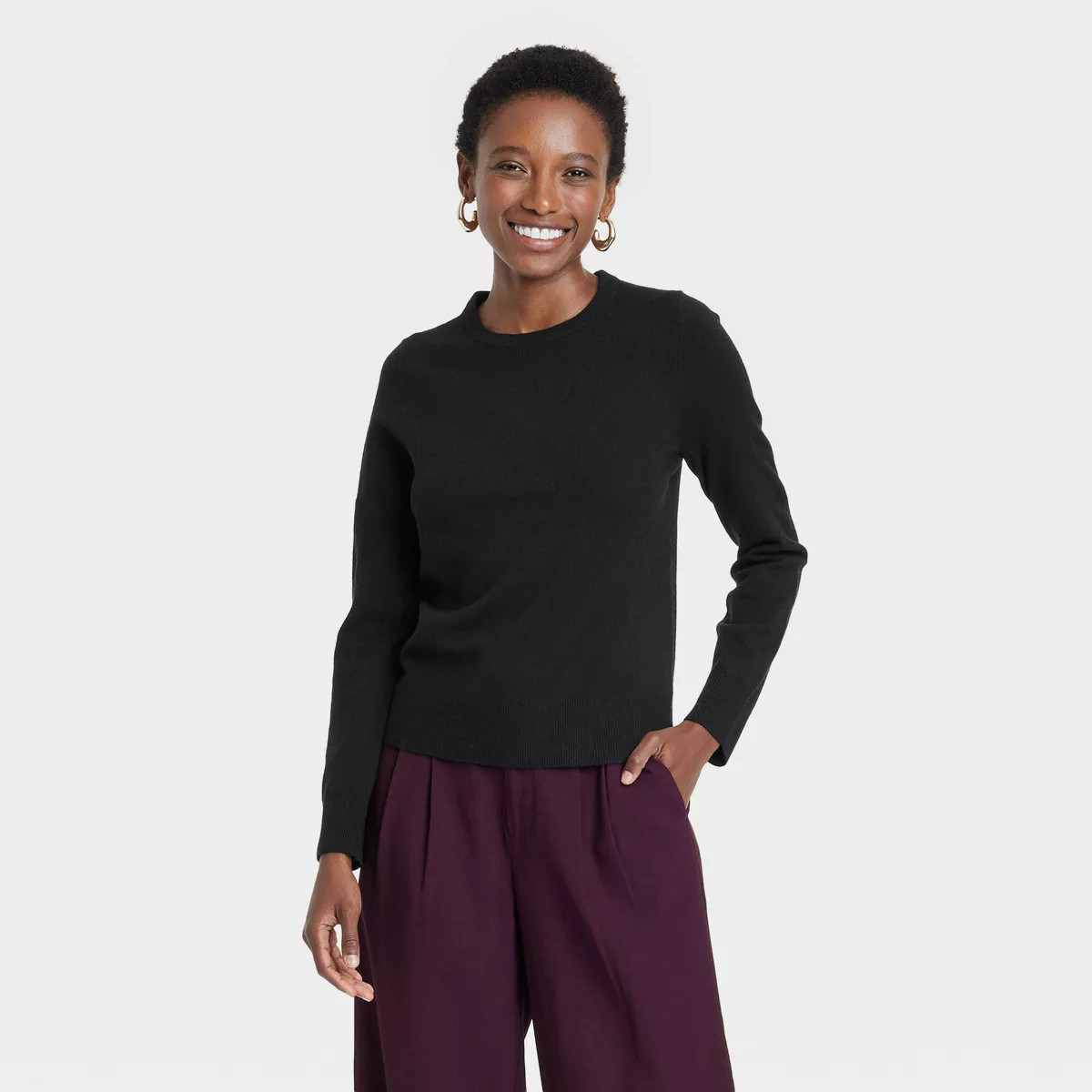 Women's Crewneck Cashfeel Pullover Sweater - A New Day™ | Target