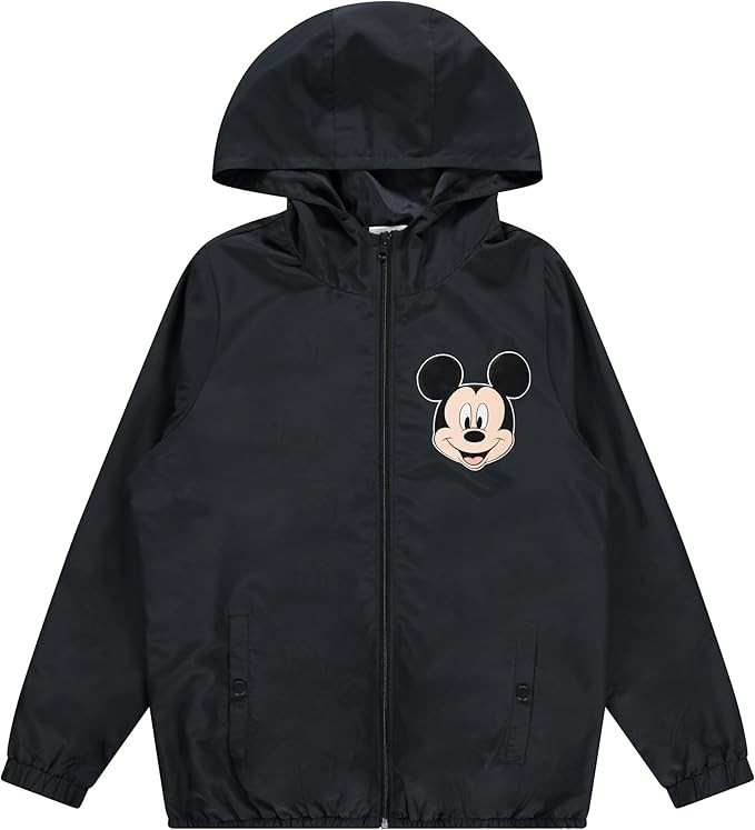 Mickey Mouse Womens Jacket with Hood - Lightweight & Durable Windbreaker Jacket - Rain Jackets fo... | Amazon (US)