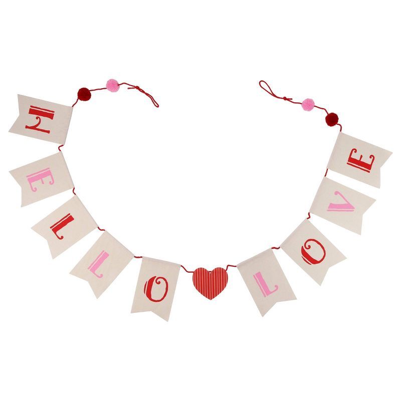 72" Valentine's Day 'Hello Love' Word Garland - Spritz™ | Target