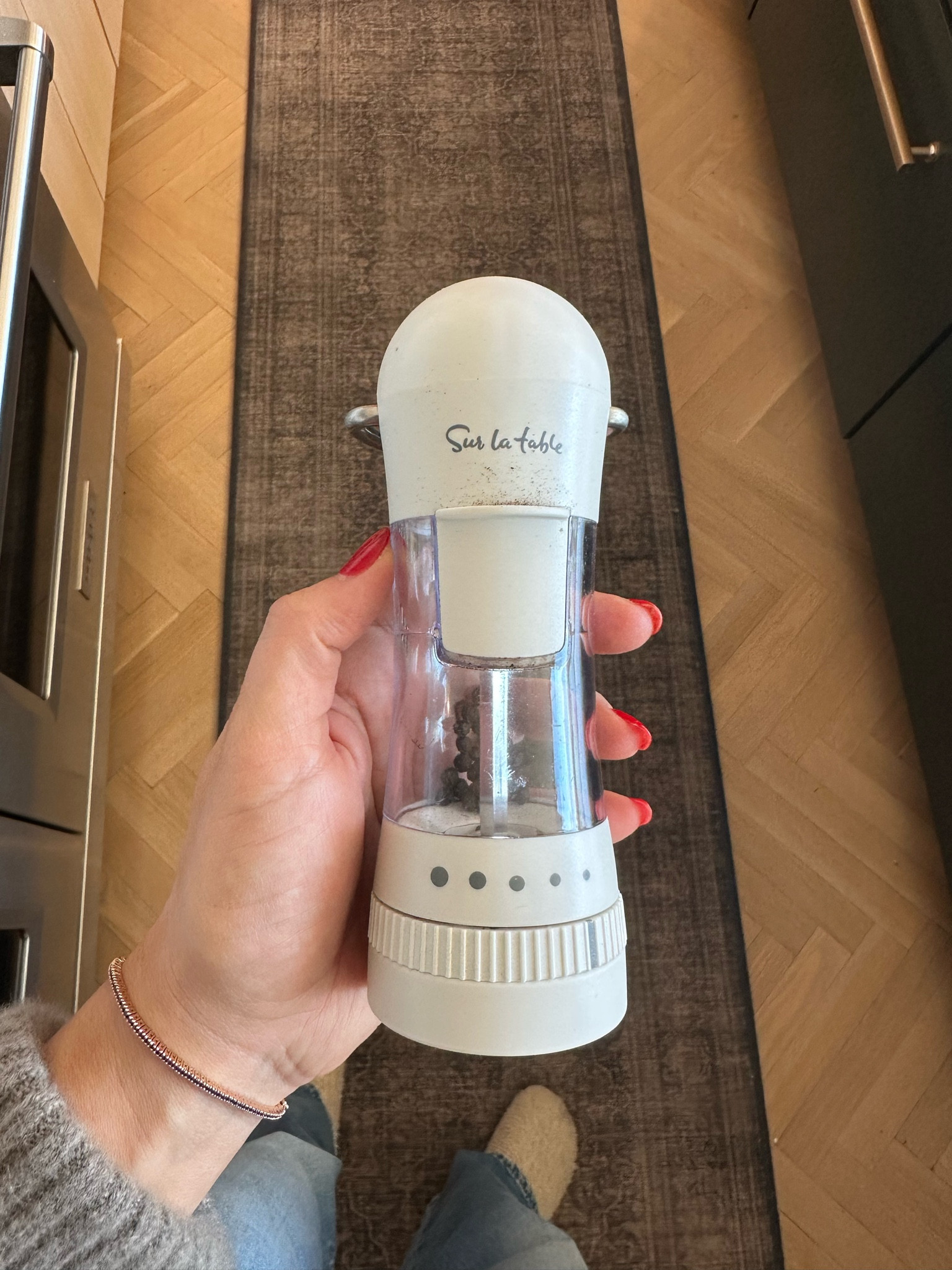 My most requested pepper grinder from Sur La Table! Understand $25!

#kitchen #peppergrinder 

#LTKFindsUnder50 #LTKHome #LTKGiftGuide