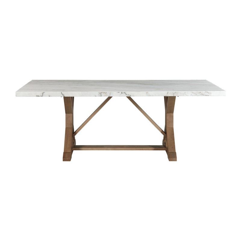 Liam Standard Height Rectangular Dining Table White Marble - Picket House Furnishings | Target