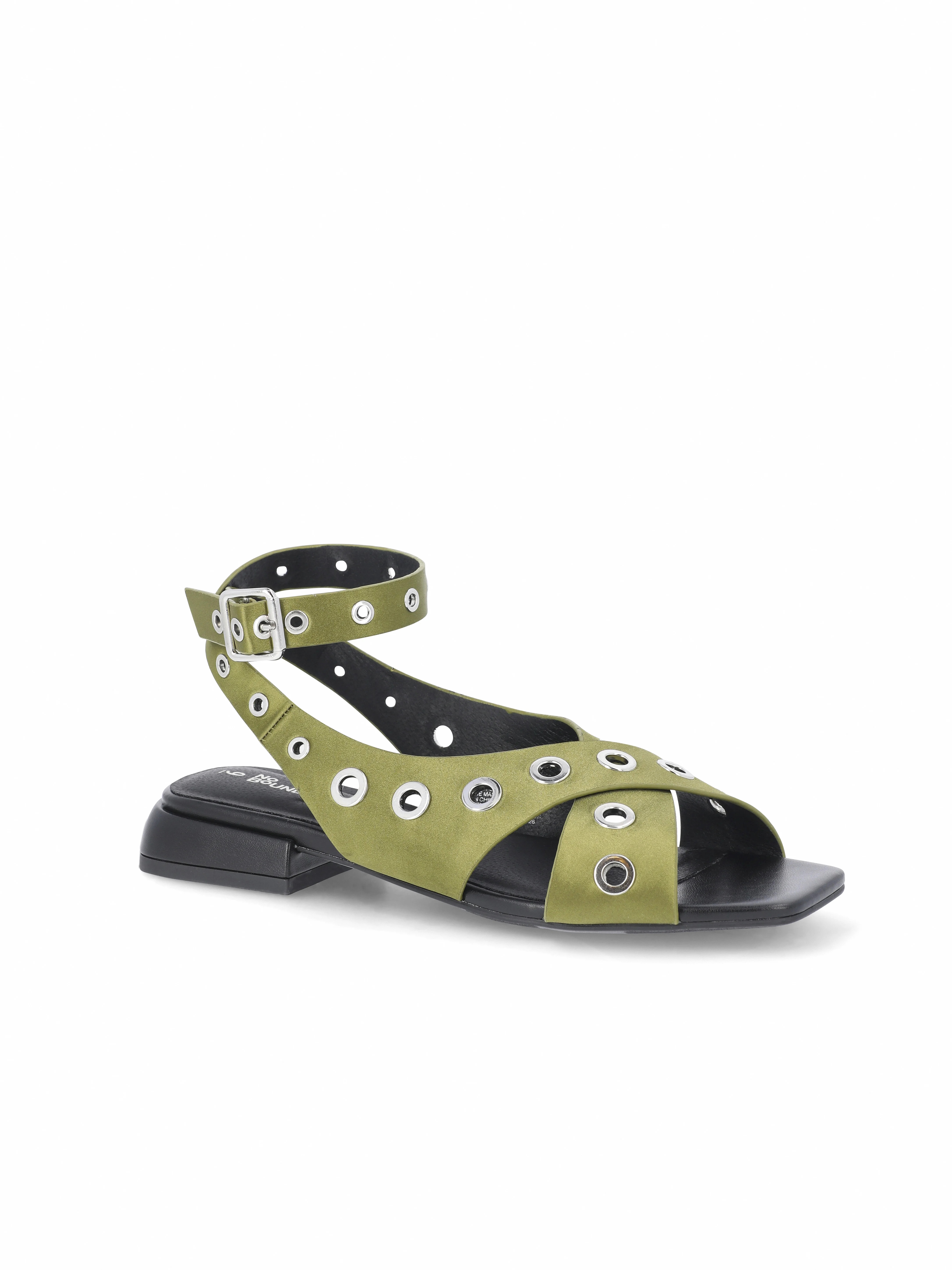 No Boundaries Strappy Grommet Sandals, Women's | Walmart (US)
