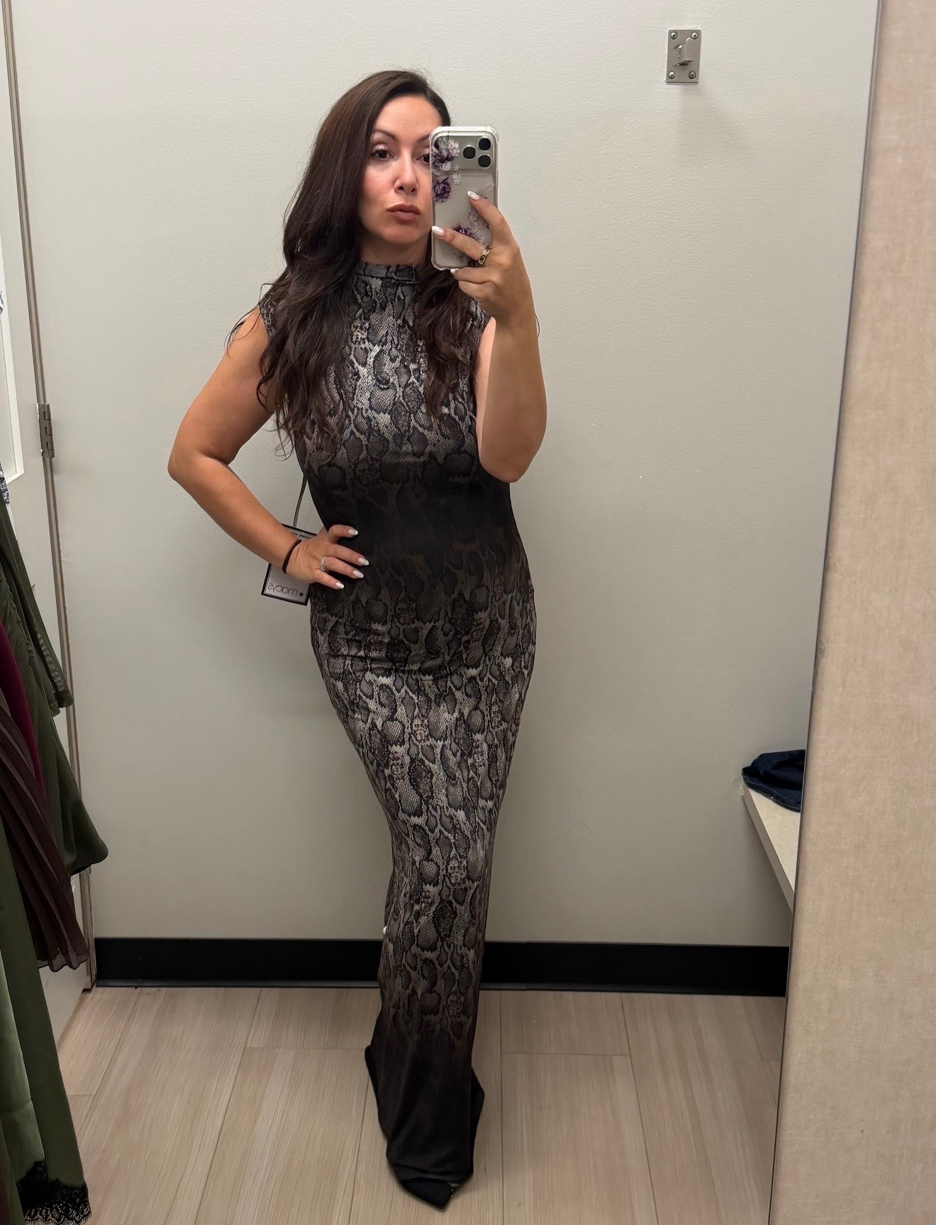 Beautiful snake skin maxi dress form Macy’s is on sale and it is long enough to wear heels with!

#LTKSaleAlert #LTKOver40 #LTKSeasonal
