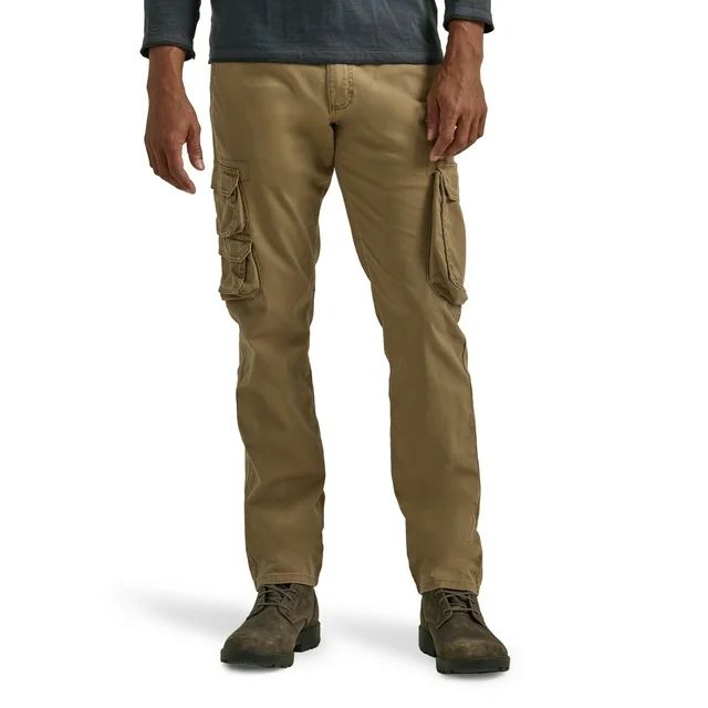 Wrangler® Men's Stretch Taper Leg Regular Fit Cargo Pant | Walmart (US)