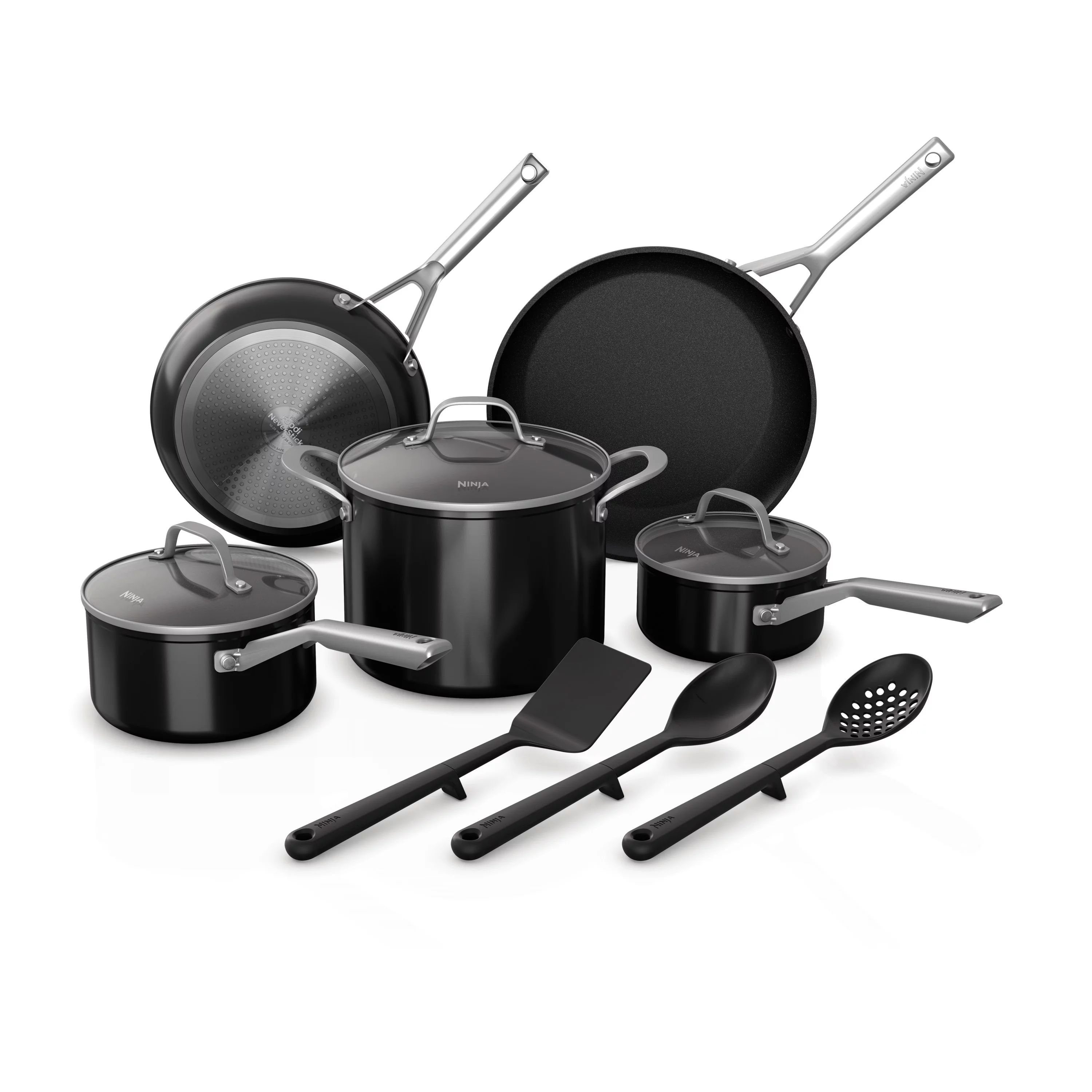 Ninja™ Foodi™ NeverStick™ Essential 11-Piece Cookware Set, guaranteed to never stick | Walmart (US)