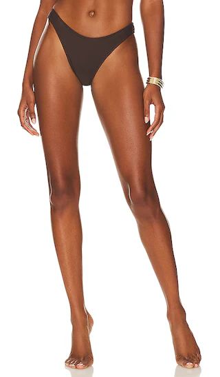 Alma Bikini Bottom in Chocolate Brown | Revolve Clothing (Global)