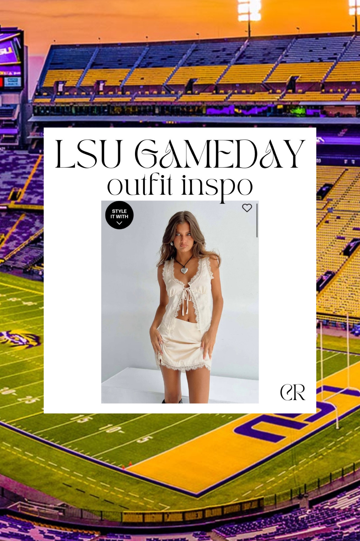 LSU COLLEGE FOOTBALL GAME DAY OUTFIT INSPO!!! 
#lsugameday #gamedayoutfitinspo
#lsu #collegeoutfitinspo #SECfootball 
