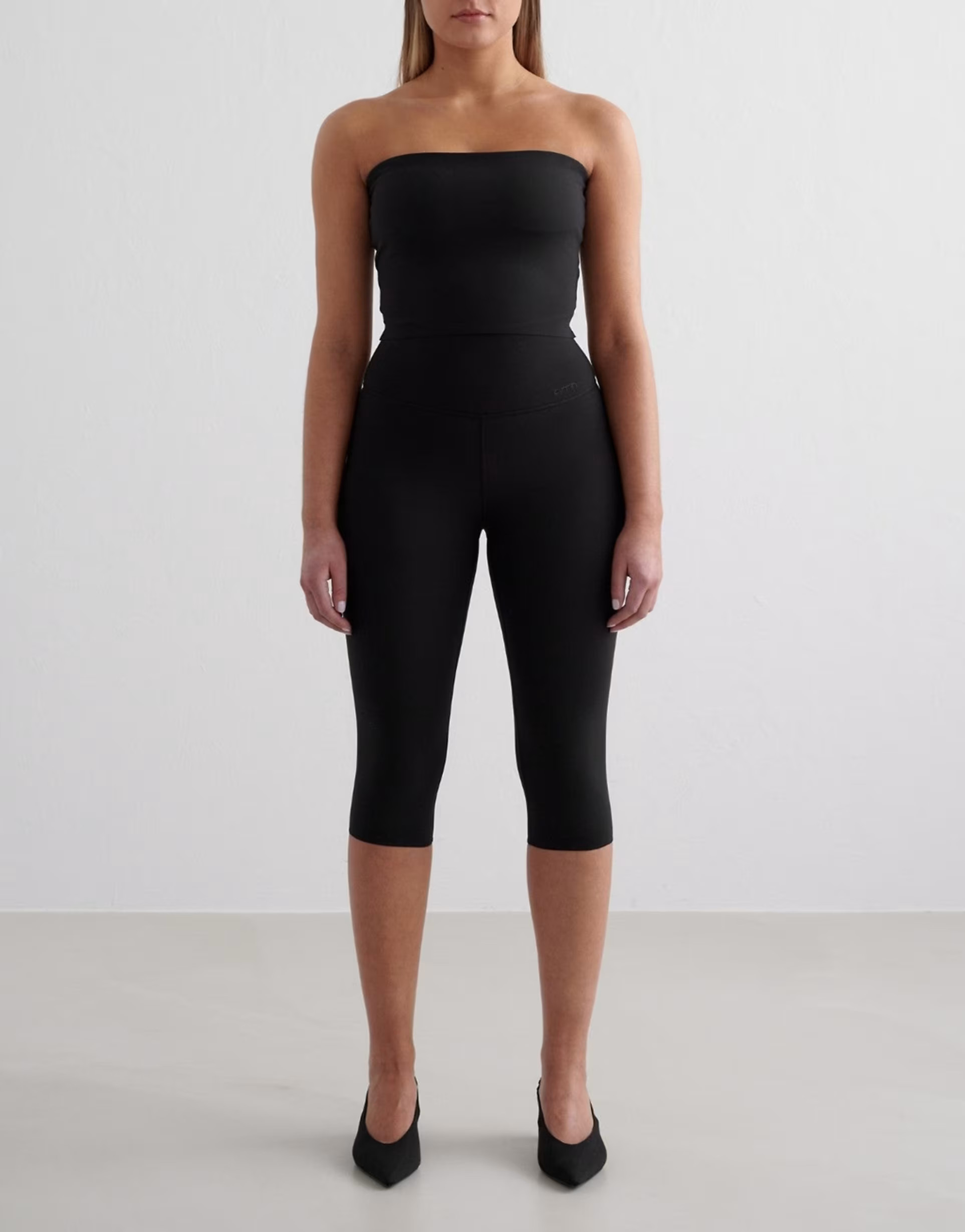 Aim'n Black sense capri tights in black | ASOS | ASOS (Global)